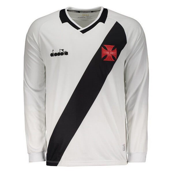 Camiseta Vasco da Gama Diadora 2ª Kit ML 2019 2020 Blanco
